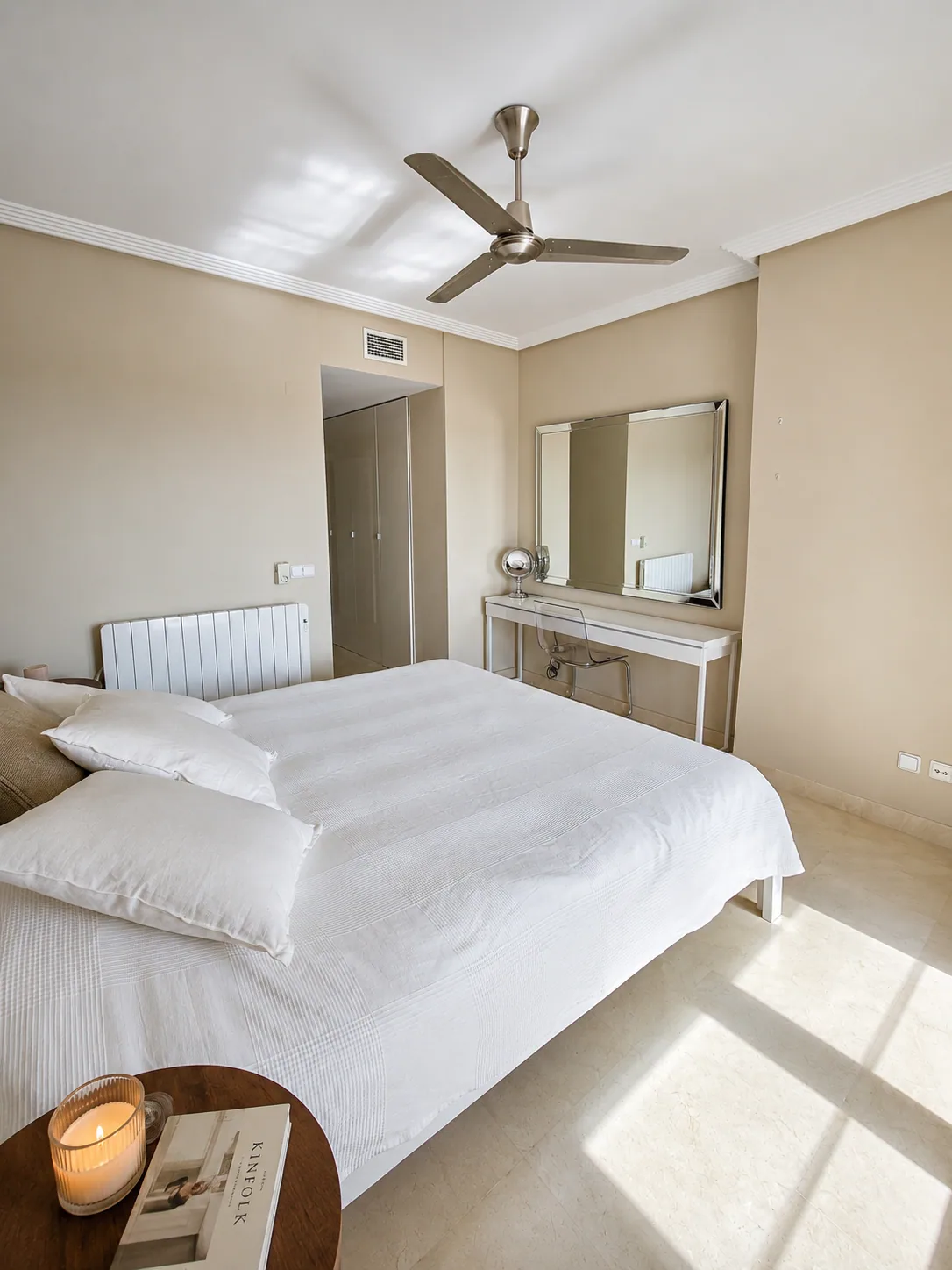 Primary bedroom with terrace access